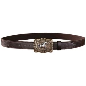 Galloping Horse Western Style Belt